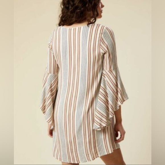 Altar’d State Womens Tazewell striped dress size M - Picture 2 of 6